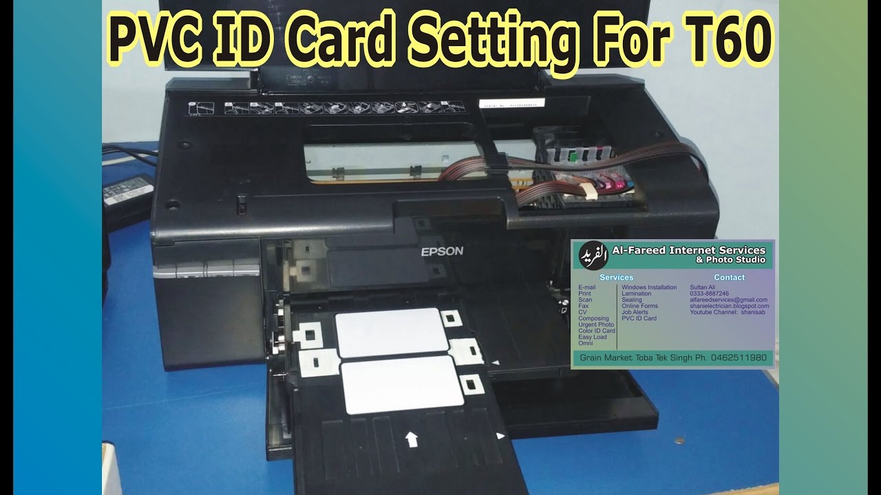 Id Card Tray Template R260 For Epson L800 Inkjetprinter ilikelasopa